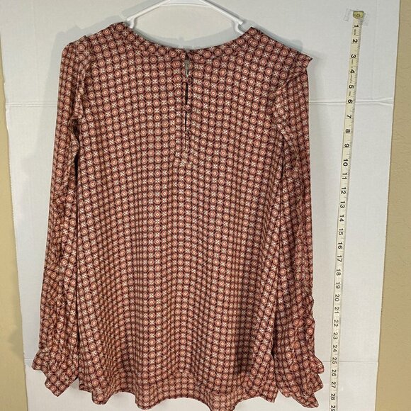LOFT Tops - Loft Long Sleeve Floral Top Size Large Petite